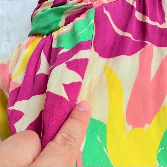 Shoshanna Tropical Print Silk Maxi Dress - Picture 9 of 13